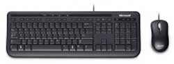 Microsoft 600 Desktop Set USB Black Keyboard & Mouse