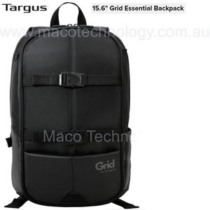 15.6" Targus TSB859AU Grid Essential Black Backpack Notebook/Laptop Bag