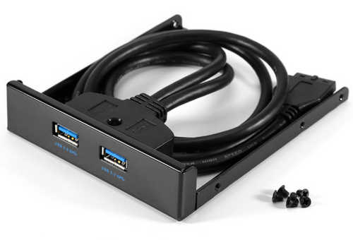 3.5" 2-Ports USB3.0 Front Bay