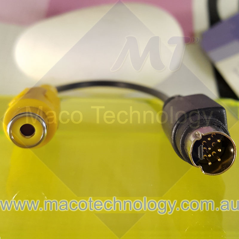 7-pin S-Video to Yellow Female RCA Plug Cable/Connector (Free Standard Postage)