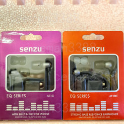 Senzu In-Ear Headphones Earphones AE10IE (strong bass) + AE15i (built in Mic)