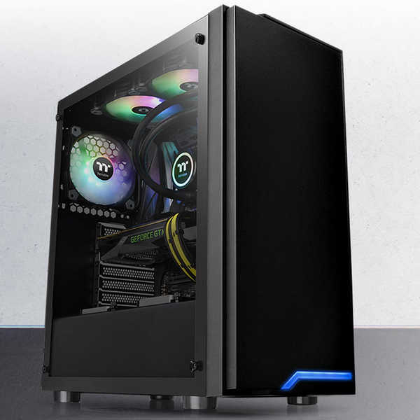 Thermaltake H100 ATX Tower Case with Tempered Glass Side Window Panel