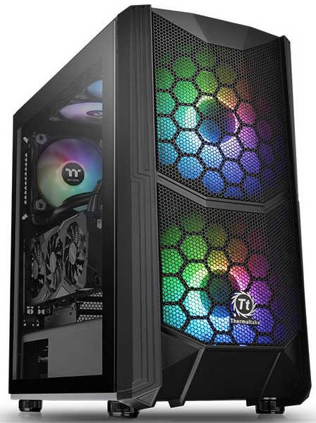 Thermaltake Commander C35 ARGB ATX Tower Case with Tempered Glass Side Window Panel