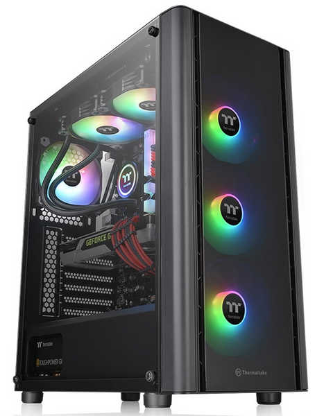 Thermaltake V250 ARGB ATX Tower Case with Tempered Glass Side Window Panel