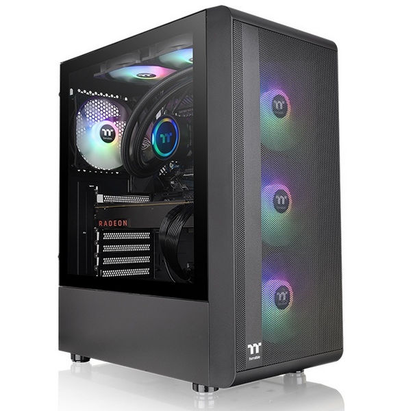 Thermaltake S200 Mesh ARGB Tower Case with Side Window Panel