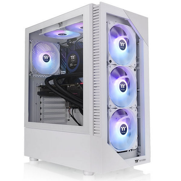 Thermaltake View 200 TG ARGB Snow Edition with Side Window Panel
