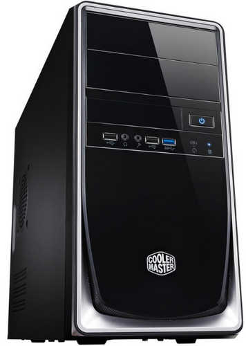 Coolermaster Elite 344 Black/Silver Micro/Mini-ITX Tower Case with 500W PSU