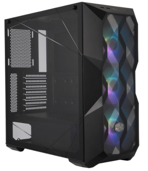 Coolermaster MasterBox TD500 Mesh RGB Tower Case with Tempered Glass Side Window Panel
