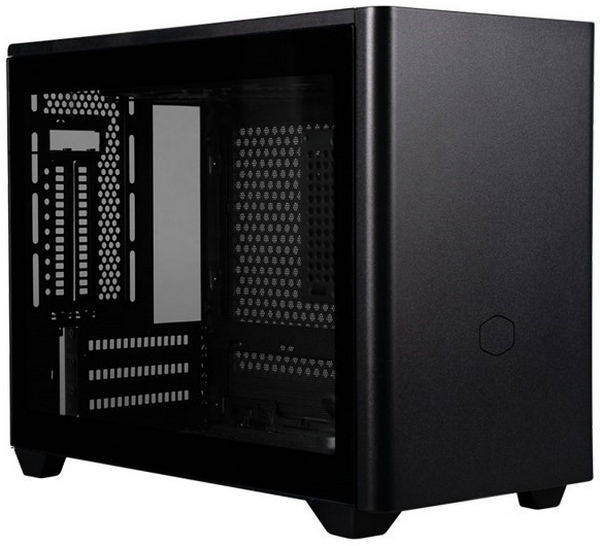 Coolermaster MasterBox NR200P Black Mini-ITX Case with Tempered Glass Side Window Panel