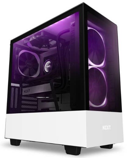 NZXT H510 Elite White ATX Tower Case with Side Window Panel