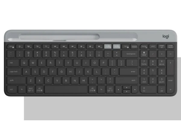 Logitech K580 Slim Wireless Keyboard for computers, phones or tablets