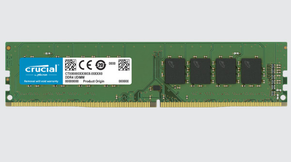 16GB DDR4 Crucial 3200MHz CL22