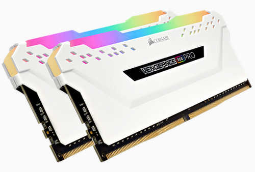 32GB DDR4 Corsair CMW32GX4M2E3200C16W Vengeance RGB PRO White 3200MHz CL16 (2x16GB)