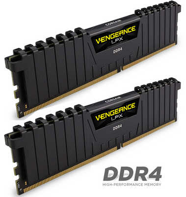 16GB DDR4 Corsair CMK16GX4M2Z3600C18 Vengeance LPX Low Profile Heat Spreader 3600MHz CL18-22-22-42 (2x8GB)