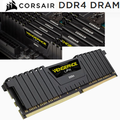 16GB DDR4 Corsair CMK16GX4M2D3600C18 Vengeance LPX Low Profile Heat Spreader 3600MHz CL18