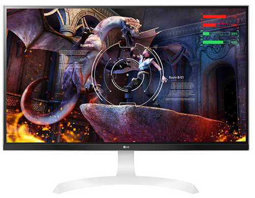 27" LG 27UL550-W Slim Bezel UHD 4K 5ms IPS Monitor