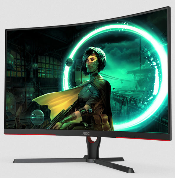 31.5" AOC CQ32G3SE 1ms QHD Curved 1000R Gaming Monitor