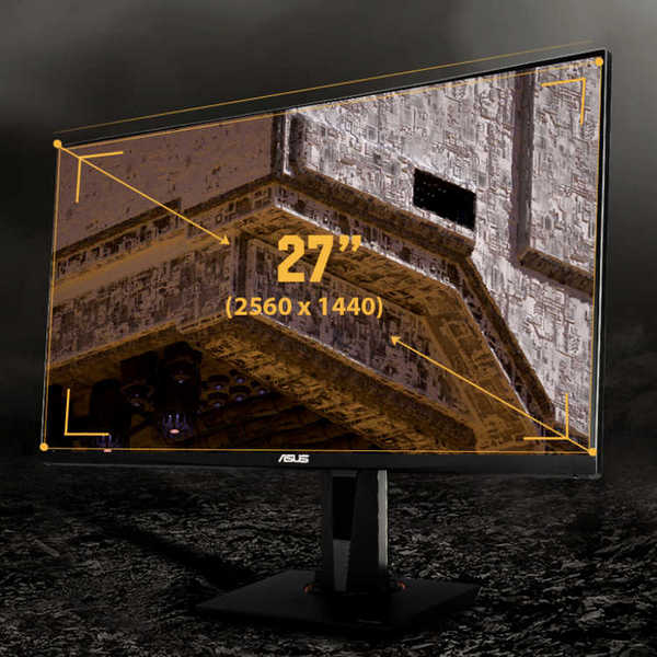 27" ASUS VG27AQ 1ms WQHD (2560x1440) IPS Gaming Monitor Built in Speakers