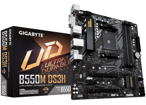 Gigabyte GA-B550M-DS3H AMD Ryzen mATX Motherboard