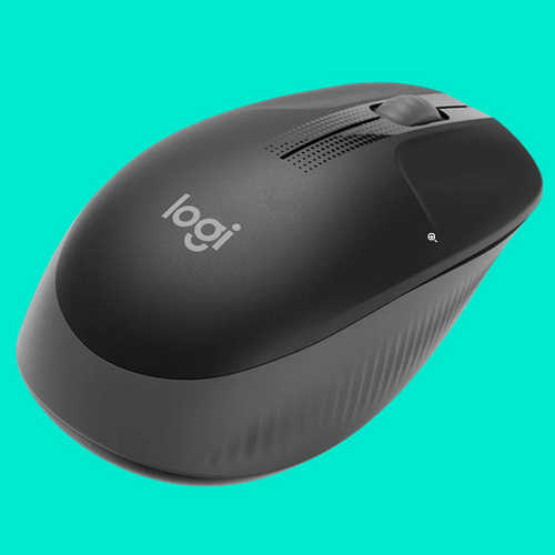 Logitech M190 full-size Charcoal Wireless Mouse