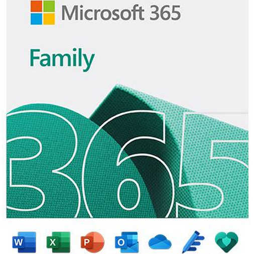 Microsoft Office 365 Family Retail box up to 6 PC Win/Mac 1-Year Subscription