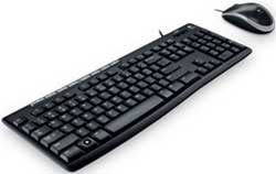 Logitech Media MK200 Desktop Set USB Black Keyboard & Mouse